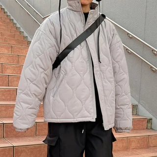 Quilted loose jacket