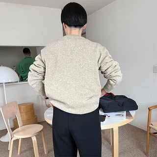 Cashmere wool round knit