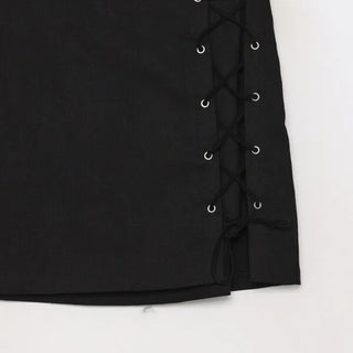 Corset Point Mini Skirt