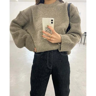 pumpkin round knit