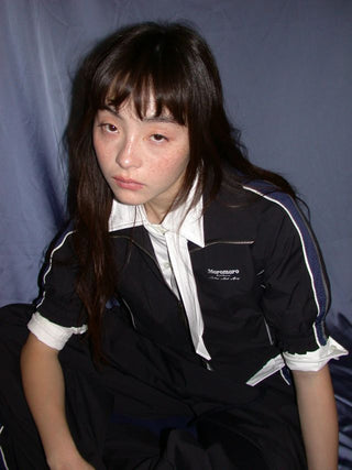 [moromoro2] Line Zip-up Track Jacket/Pants