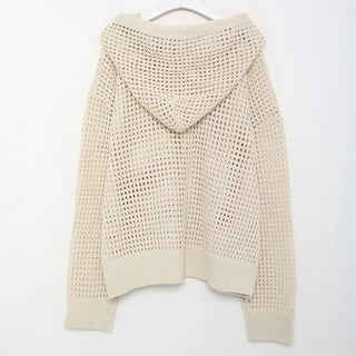 Unisex Mesh Hooded Zip-Up