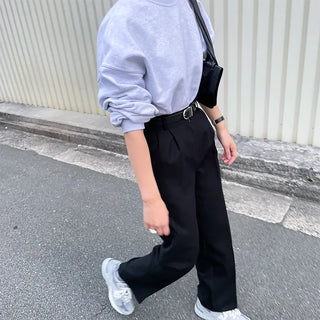 basic leather belt