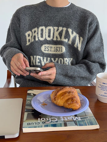 BROOKLYN Wool Brush Knit