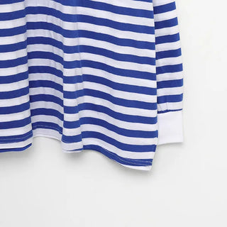 Striped oversized t