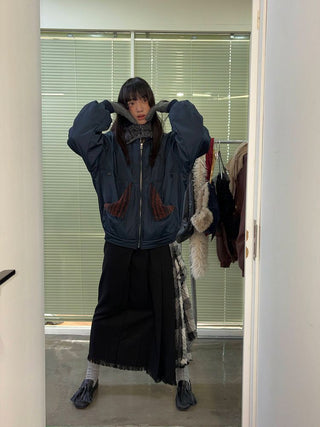 [NeverSeez] Wool-Lined Pilot Jacket