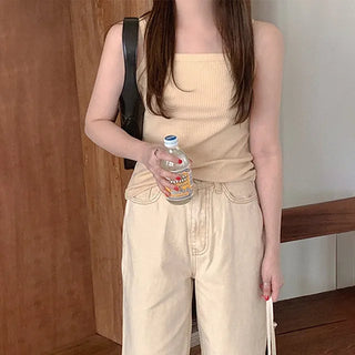 Ribbed sleeveless