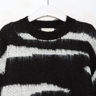 (Unisex) Nuance Shaggy Round Knitwear
