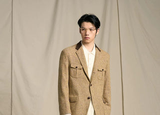 [CULTUM] Wool Tweed Ivy Hunting Jacket