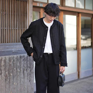 Black tweed jacket