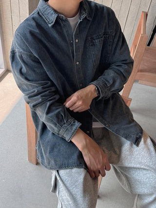 Miller Washed Denim Shirt Jacket