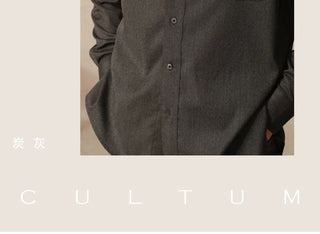 [CULTUM] Herringbone Windsor Collar Shirt Jacket
