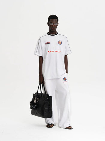 [MASONPRINCE] Urban Player Curved Sweatpants
