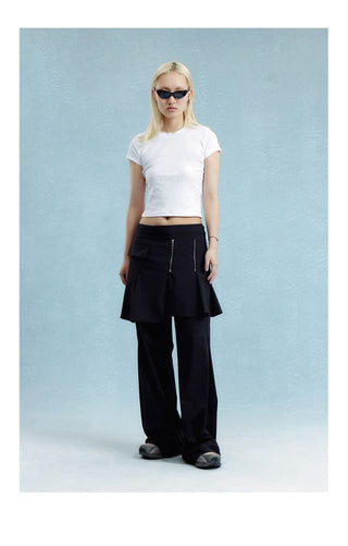 CONP Combination Culottes Set (Black)
