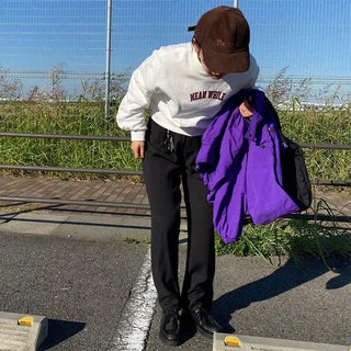 Wide-fit slacks