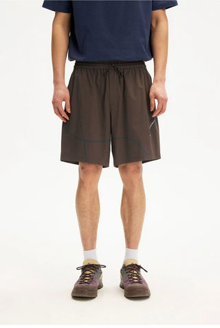 [Monterest] Water Repellent Contrast Stitch Shorts