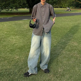 Pocket check shirt