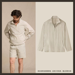 [CULTUM] UV Protection Cooling Half-Zip Pullover