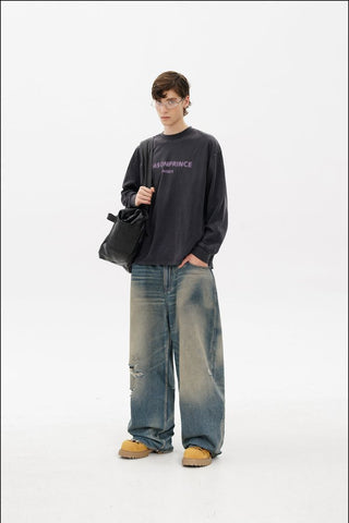 [MASONPRINCE] Layered Sweatshirt Set