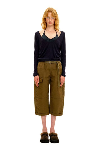 [Moromoro2] V-Neck Halter Layered Top