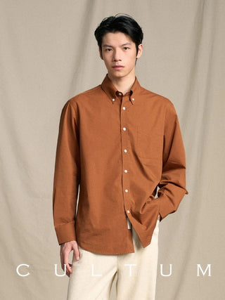 [CULTUM] Brushed Cotton OCBD Shirt