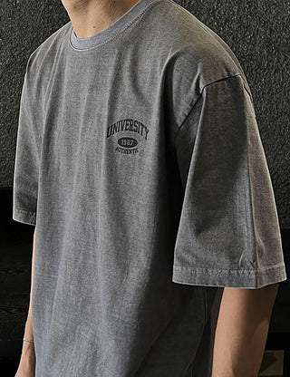UNIVERSITY Tantan Pig Short Sleeve T-shirt (cotton fabric)