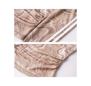 [NOTAWEAR] Mesh Print Long Sleeve T-Shirt