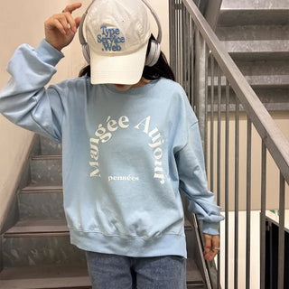 Slit sweatshirt
