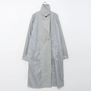 Oversized trench coat with sleeve belt