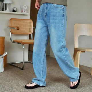 Light blue denim pants
