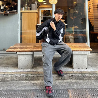 Wave Bicolor Windbreaker