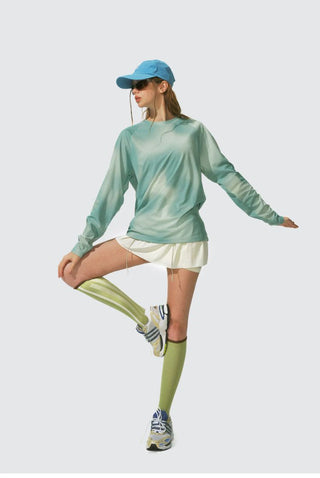 [Monterest] Tie-Dye Print Long Sleeve UPF50+ Tee