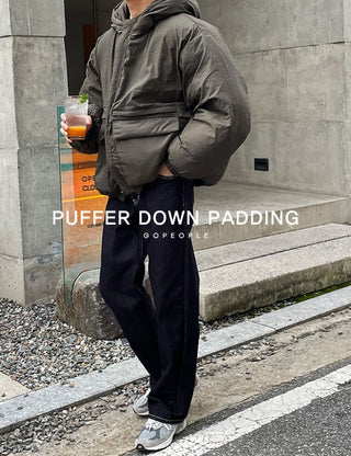 M74 Puffer Down Hooded Jacket (3 colors)