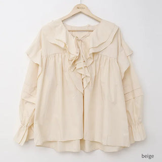 Frilled blouse