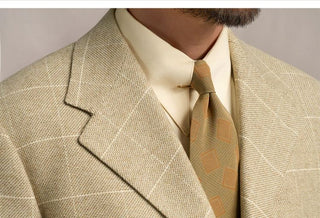 [CULTUM] 1930s Woolen Windowpane Blazer