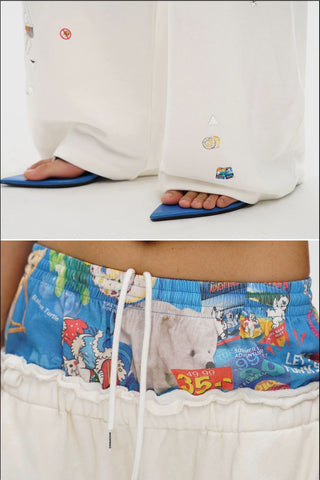 [MASONPRINCE] Resort Double Waist Sweatpants