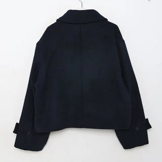 Wool double duffel coat