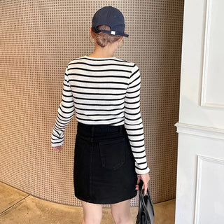 meg stripe ribbed knit