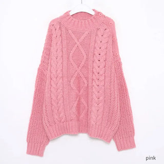 Shoulder slit knit