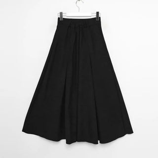 Flared long skirt