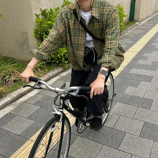 Boxy check shirt