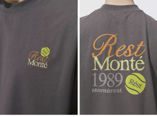 [Monterest] Tennis Print Cotton T-Shirt