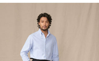 [CULTUM] Italian Pointed Collar Button-Down Shirt