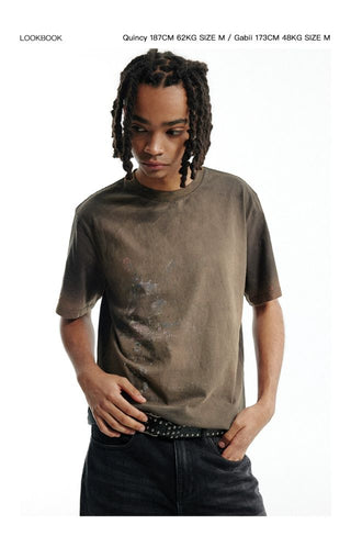 CONP Destruction Printed T-shirt (Dark Gray)