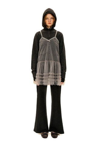 [Moromoro2] Layered Mesh Lace Camisole  Dress