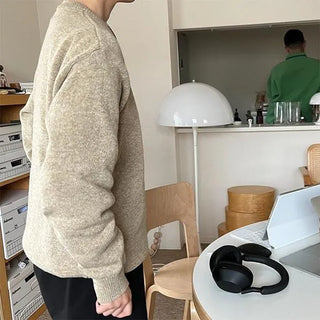 Cashmere wool round knit