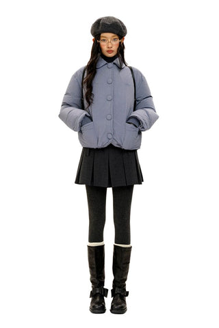 [Moromoro2] Bow Pocket Down Jacket