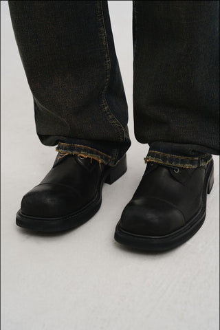 [MASONPRINCE] Leather Derby Shoes