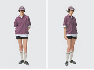 [Monterest] Quick-Dry Half-Zip Polo Shirt