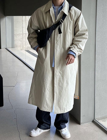 Cream Washed Trench Coat (3 colors)